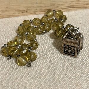Vintage Prayer BOX Beaded Bracelet